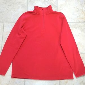 Lands' End fleece women's pullover NEW